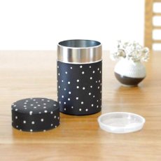 画像1: 〔1000円×3個〕茶筒（小）「雪夜」/ 150g茶葉用 (1)