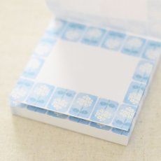 画像2: 〔400円×5個〕ブロックメモ帖『風花』/同柄100枚綴り (2)