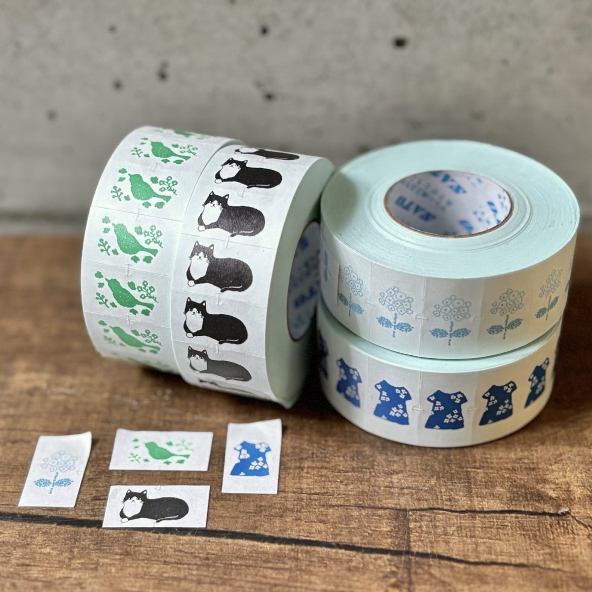 画像2: ［700円×5個］ラベラーシール『空模様』 (2)