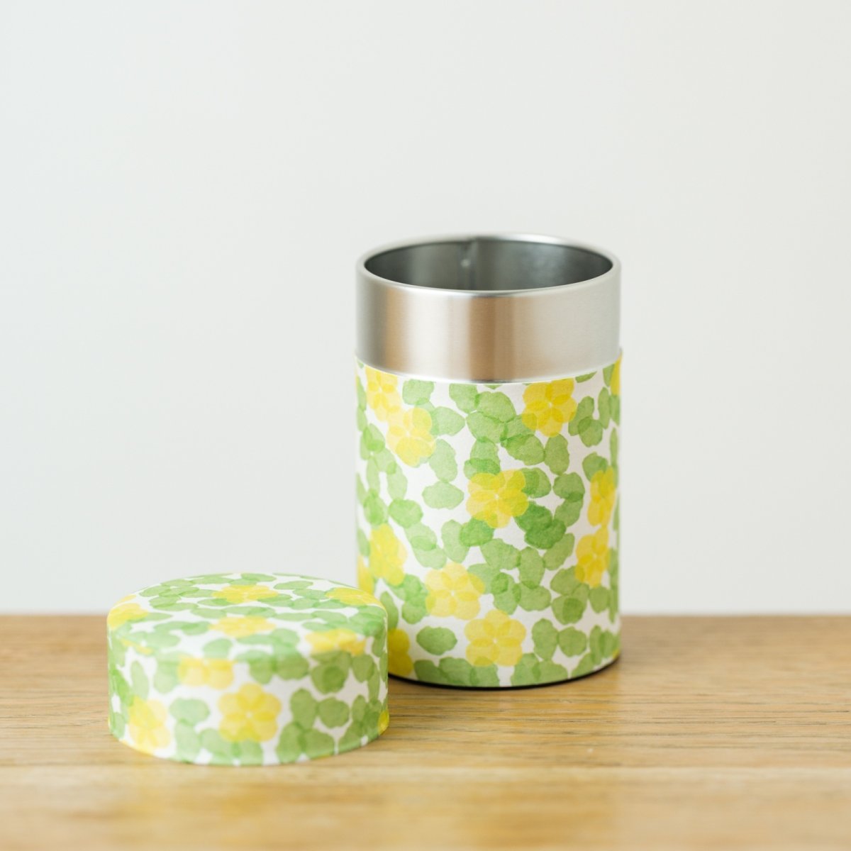 画像1: 〔1200円×3個〕茶筒「はなめき」/ 150g茶葉用 (1)