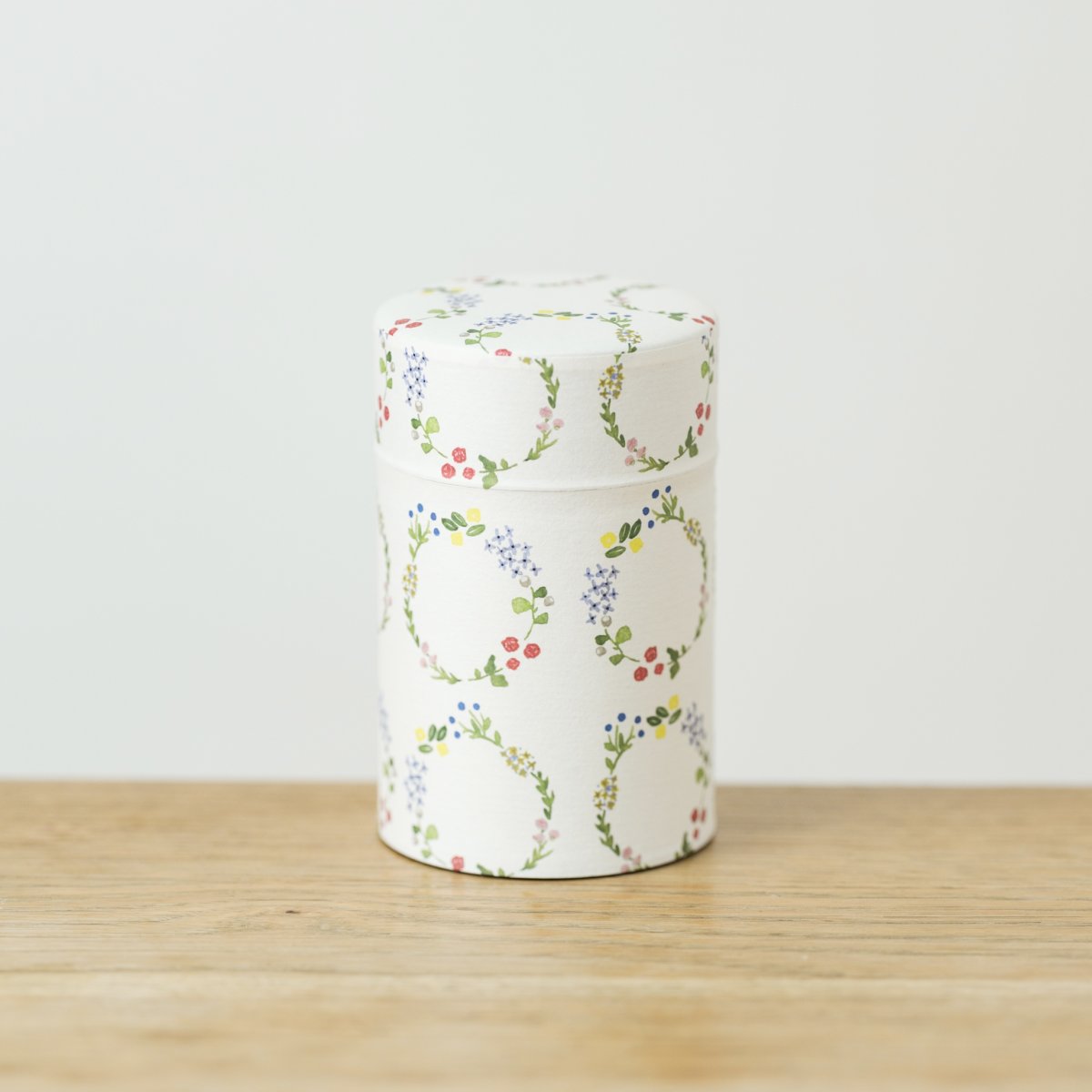 画像2: 〔1200円×3個〕茶筒「花束」/ 150g茶葉用 (2)