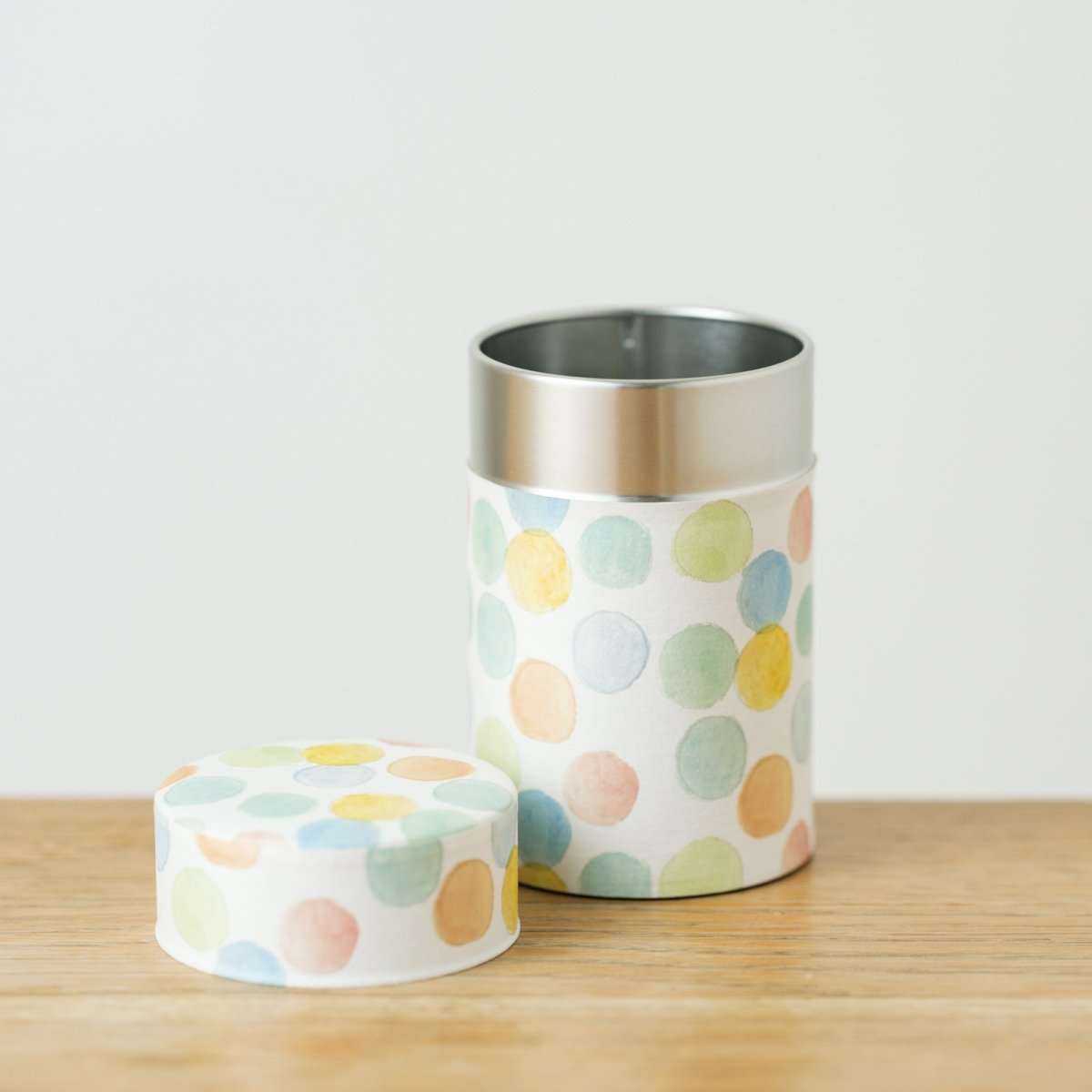 画像1: 〔1200円×3個〕茶筒「しゃぼん玉」/ 150g茶葉用 (1)