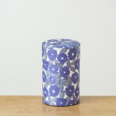 画像2: 〔1200円×3個〕茶筒「花化粧」/ 150g茶葉用 (2)