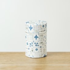 画像2: 〔1200円×3個〕茶筒「線画」/ 150g茶葉用 (2)