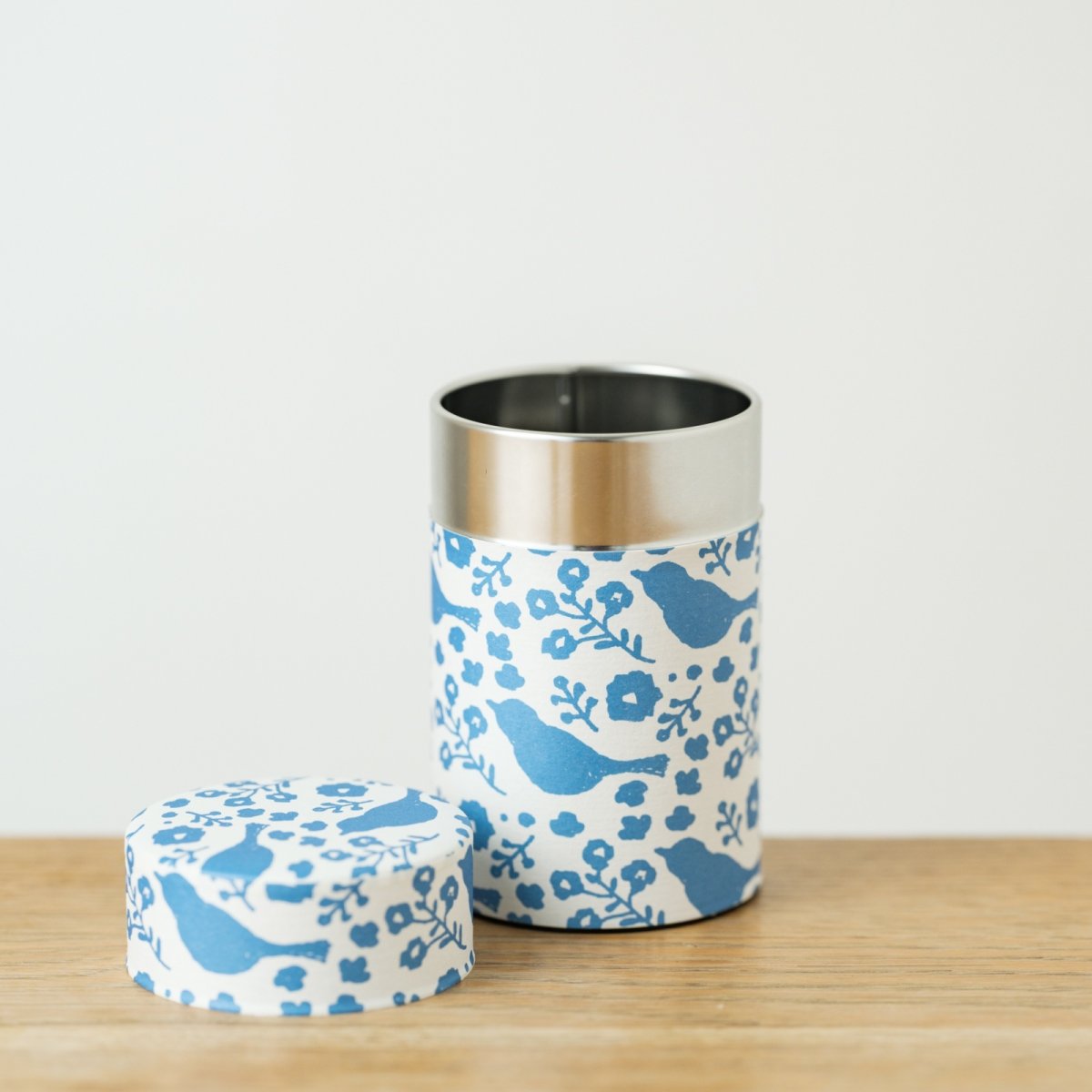 画像1: 〔1200円×3個〕茶筒「空模様」/ 150g茶葉用 (1)
