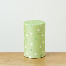 画像2: 〔1200円×3個〕茶筒「ハルジオン」/ 150g茶葉用 (2)