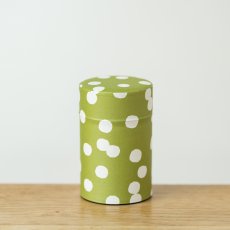 画像2: 〔1200円×3個〕茶筒「抹茶白玉」/ 150g茶葉用 (2)