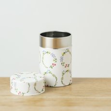 画像1: 〔1200円×3個〕茶筒「花束」/ 150g茶葉用 (1)