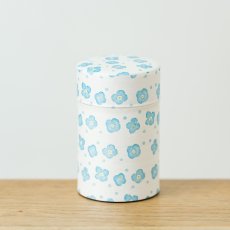 画像2: 〔1200円×3個〕茶筒「花草」/ 150g茶葉用 (2)