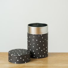 画像1: 〔1200円×3個〕茶筒「雪夜」/ 150g茶葉用 (1)