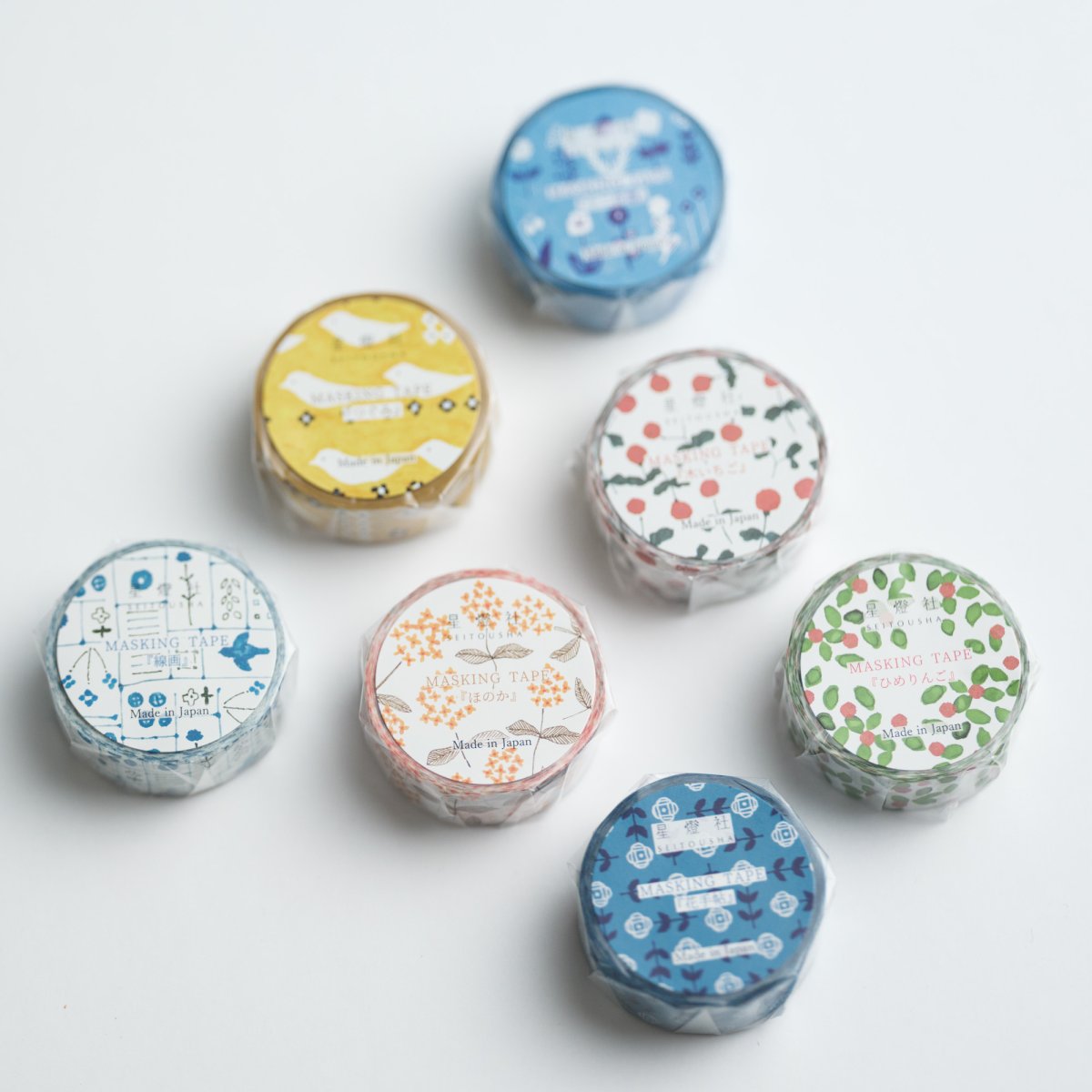 画像3: 【2026/08/06 出荷可能】6月発売 予約受付［500円×5個］百花譜 Archive マスキングテープ『十二花譜』 (3)