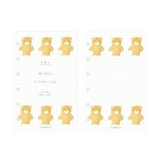 画像1: [600円×5個]M6リフィル-くまのぬいぐるみ (1)