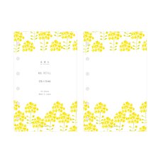 画像1: [600円×5個]M6リフィル-菜の花畑 (1)