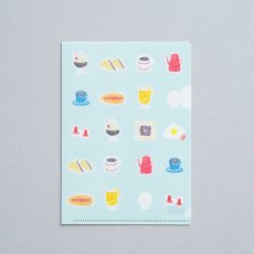 画像1: 〔500円×5個〕A6クリアファイル-モーニング (1)