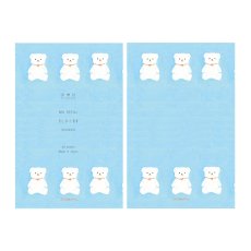 画像1: 〔600円×5個〕M6リフィル スタンダード『しろくま』 (1)