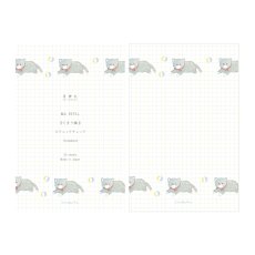 画像1: 〔600円×5個〕M6リフィル スタンダード『てまり猫ピクニックチェック』 (1)