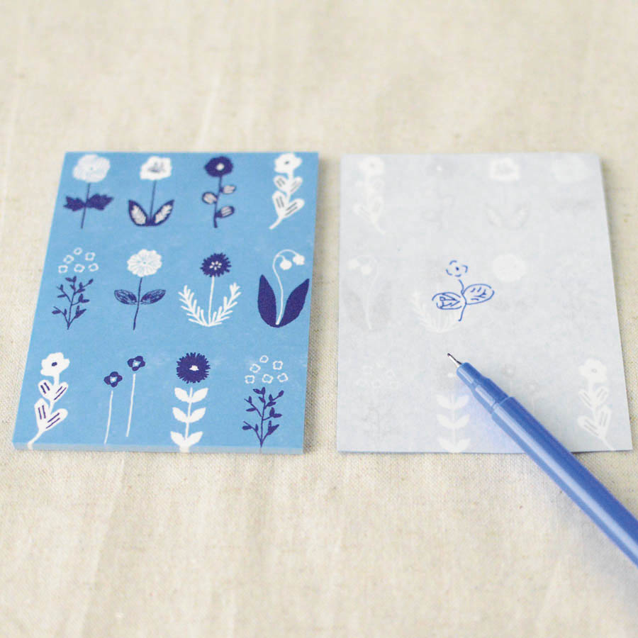 350円 5個 包装紙の裏紙に書くメモパッド 十二花譜 同柄50枚綴り 星燈社 卸バイヤー専用オンラインストア Seitousha Whole Sale Store